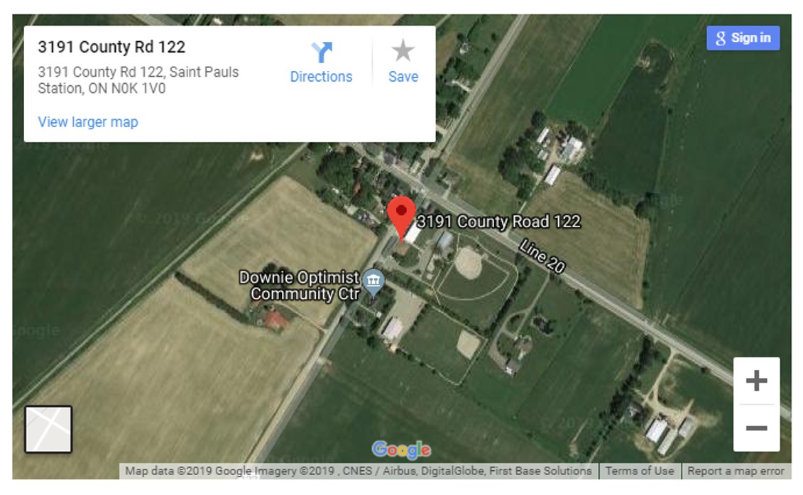 Saint Paul's Field Location Map Saint Paul's Field Location Map